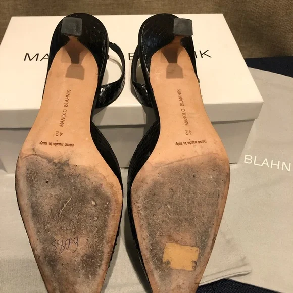 Manolo Blahnik Slingbacks - Picture 10 of 11